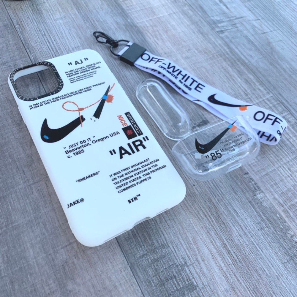 Silicon phone and earpod case combo